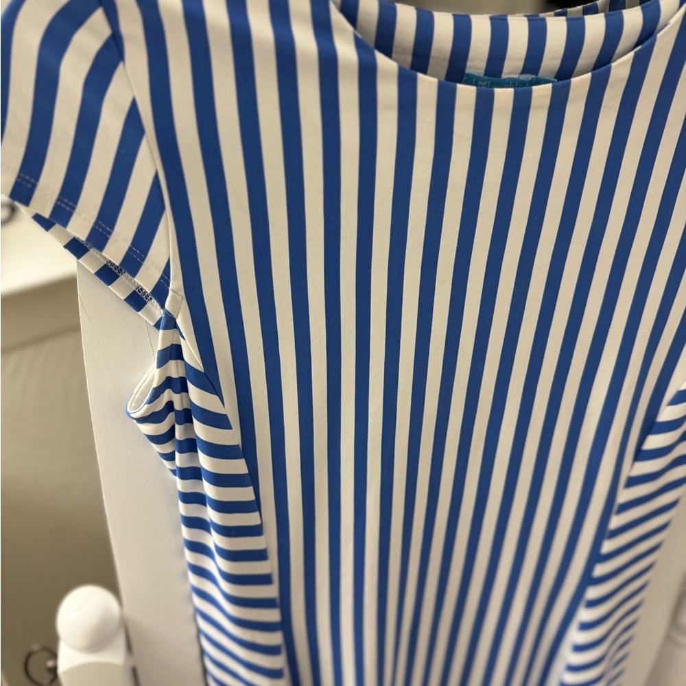 J. McLaughlin Blue and White Striped Dress - Picture 5 of 9